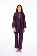 Burkini 3 Pièces — Violet Foncé