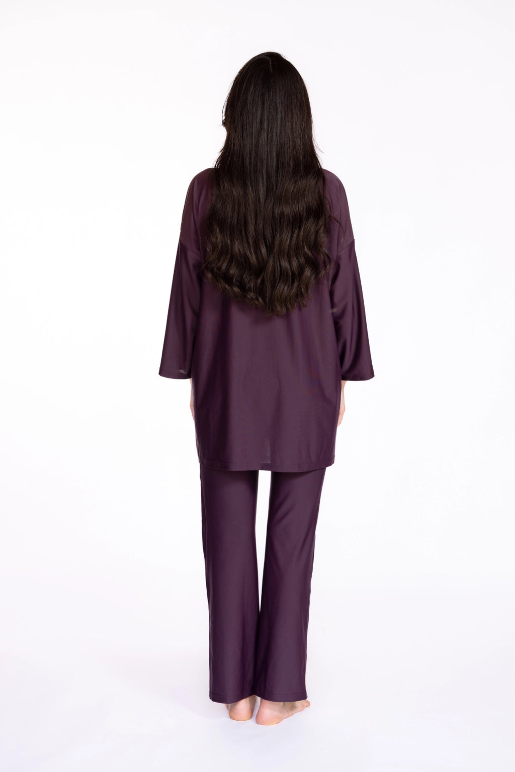 Burkini 3 Pièces — Violet Foncé