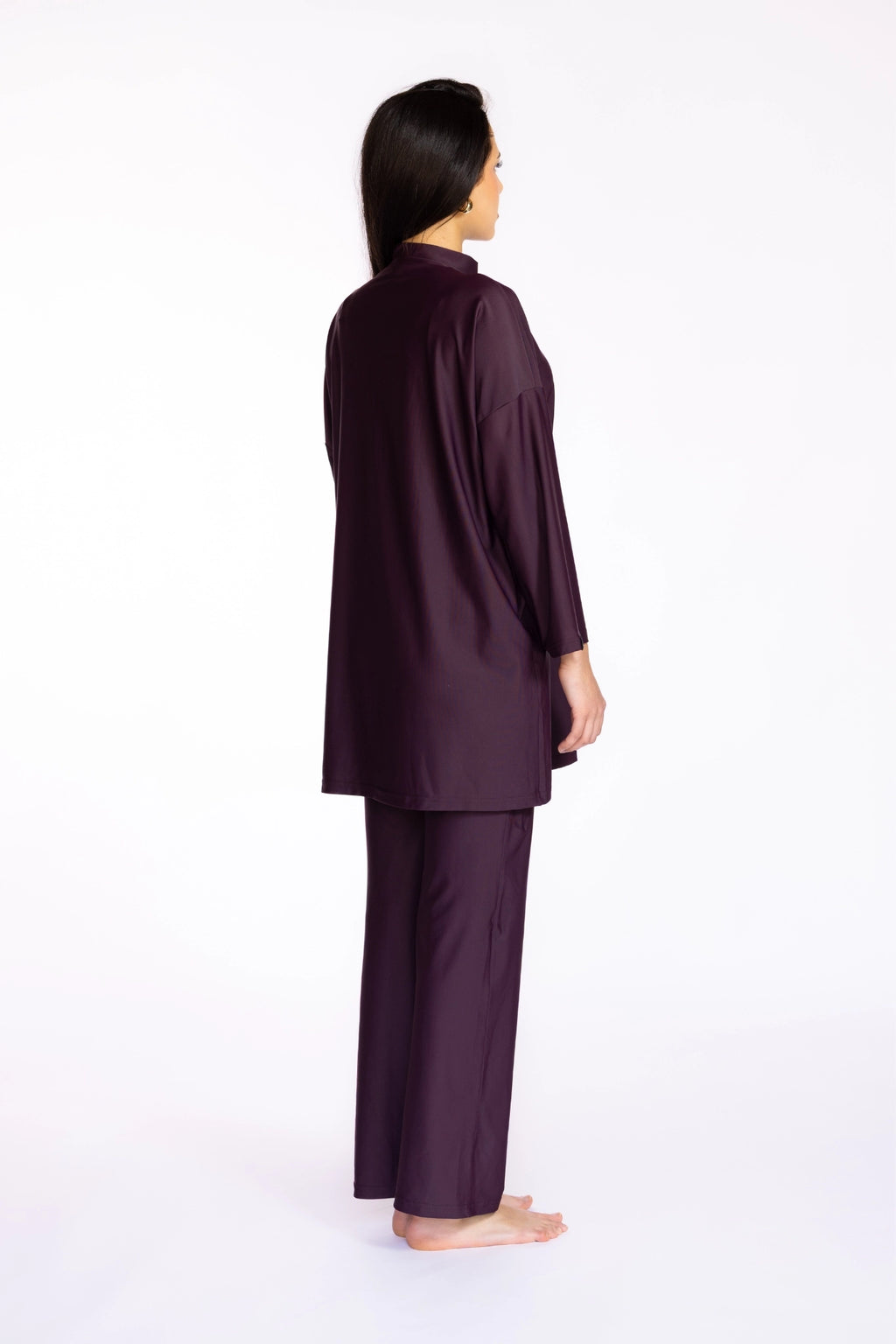 Burkini 3 Pièces — Violet Foncé