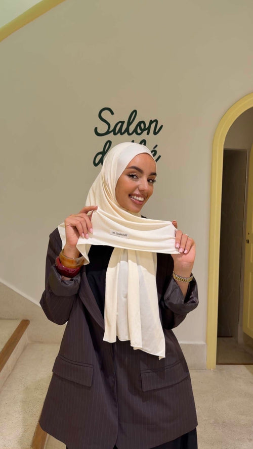 Hijab bambou Cream Vanilla