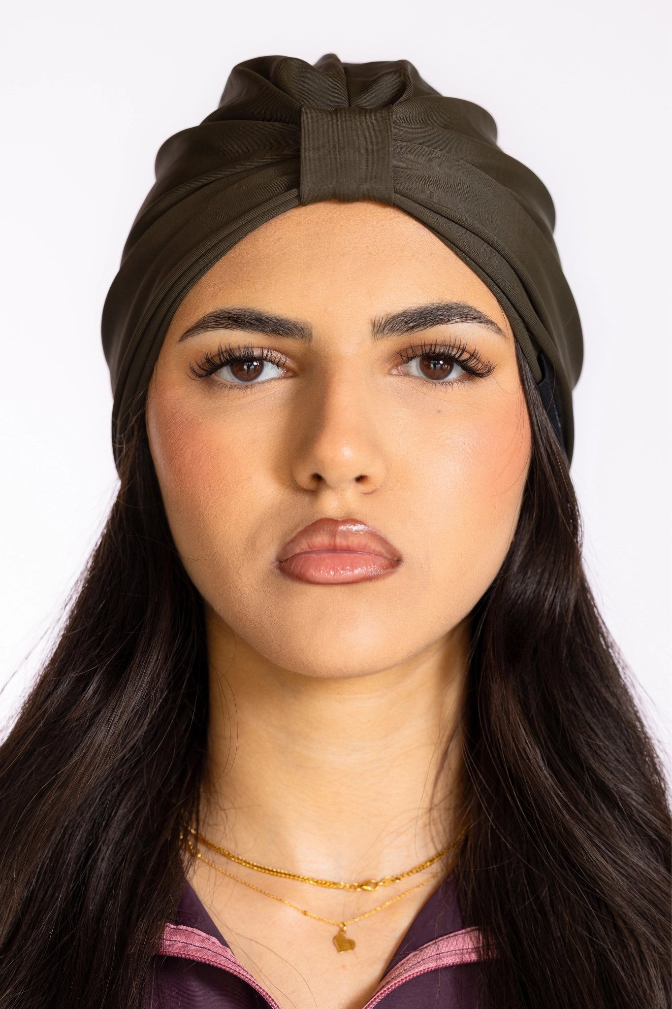 Swim Bonnet — Olive Green