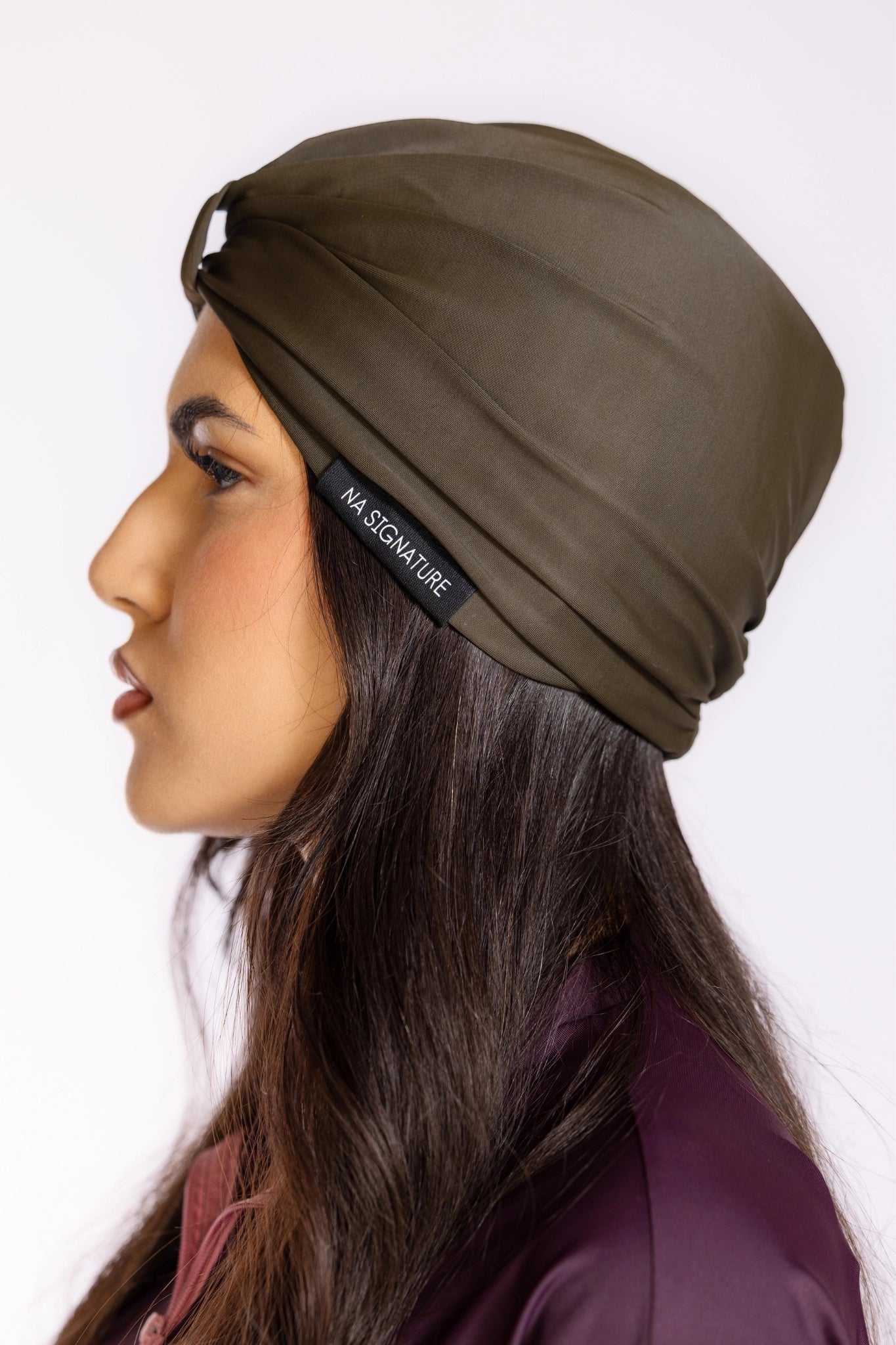 Swim Bonnet — Olive Green